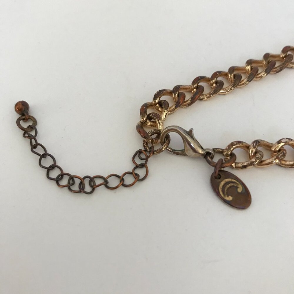 Charming Charlie RW&B Floral Necklace - Picture 4 of 7
